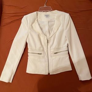 New bright white bebe blazer!! Size 4